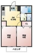 コーポラス曙の間取図