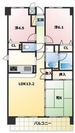 セラード川越霞ヶ関の間取図