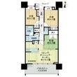 ライオンズ川越グランフォートの間取図