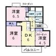 ヴィレッジトミタBの間取図