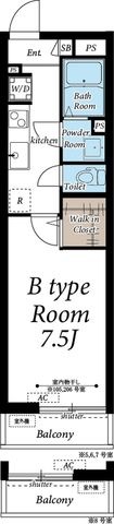 ヴィラ坂戸の間取図