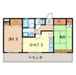 オーエスアベニューの間取図
