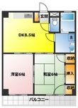 岡部マンションの間取図