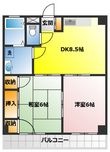 岡部マンションの間取図