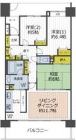 コスモシティ川越の間取図