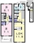 ブランドールの間取図