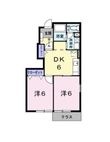 グリシ-ヌK・Iの間取図