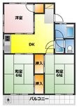 三芳セントラルマンションの間取図