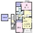 ジャルダン ベルⅡの間取図