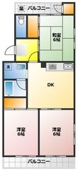 ウィステリア801の間取図