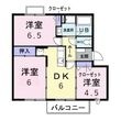 ヴィレッジトミタBの間取図