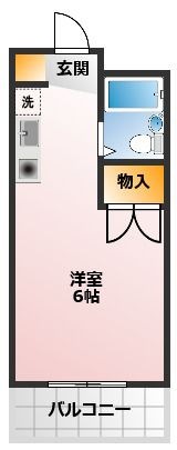 拡大写真:上福岡グリーンハイツ 4階404の間取り