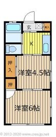 金子コーポの間取図