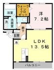 カーササンシビリテB棟の間取図