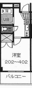 サザンポート内海の間取図