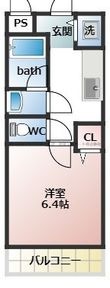 コンフォール旭の間取図