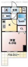 レジデンス川原の間取図