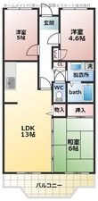ヨコマーク加茂の間取図