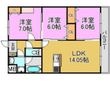 レーヴメゾン羽衣の間取図