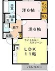 ガトーナふくだB棟の間取図