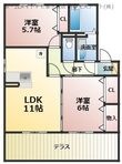 サンセールNの間取図