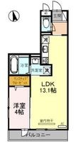 パティオ鳳の間取図