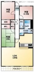 フォレストコート高尾の間取図