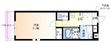フジパレス北野田Ⅰ番館の間取図