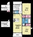 グランヴェール泉ヶ丘Vの間取図