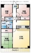 YFヒルズ宮山の間取図