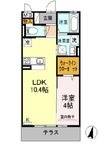 ディイゾラ北野田の間取図