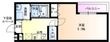 フジパレス上野芝Ⅲ番館の間取図