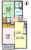 メゾンヴィオラの間取図