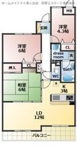 スペリオ狭山駅前の間取図