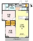 ファブール東羽衣の間取図