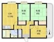 エステートBLDⅢの間取図