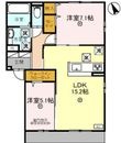 Avancee鳳 A棟(アヴァンセオオトリ)の間取図