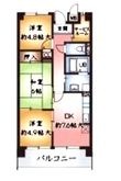 ボナージュ石橋の間取図