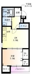 フジパレス高石駅南Ⅱ番館の間取図
