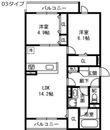D-residence西野 A棟の間取図