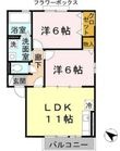 クレールアビタシオンKonishiの間取図