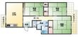 新檜尾台第2次住宅5号棟の間取図