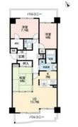 ローレルスクエア和泉中央B棟 マンションの間取図