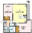 パサログランデ上野芝の間取図