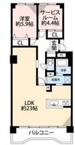 藤和さやまハイタウンB棟の間取図