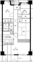リアンジェ泉大津の間取図