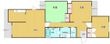 新檜尾台第4次住宅の間取図