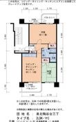 泉北鴨谷台三丁3-6号棟の間取図