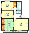 ヴィブレ大歳A棟の間取図