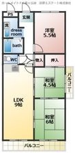 EverGreen(エバーグリーン)泉ヶ丘1号館の間取図